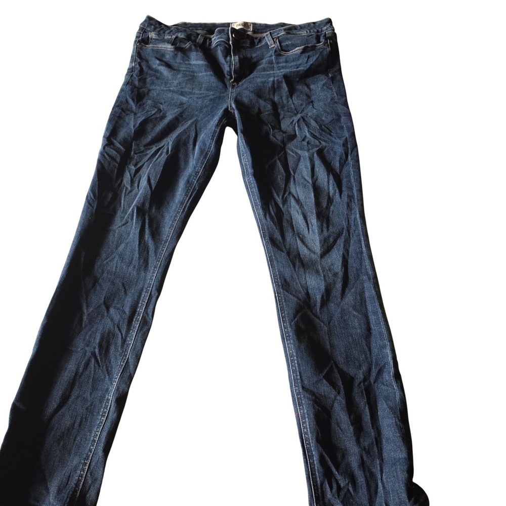 Paige Skyline Skinny Jeans Mens 34 Dark Wash Blue Denim Pants 14322